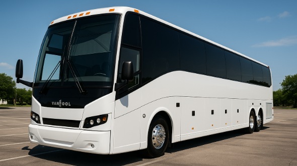 Exterior of South Carolina Party Bus Company's 48 Passenger Charter Bus in South Carolina
