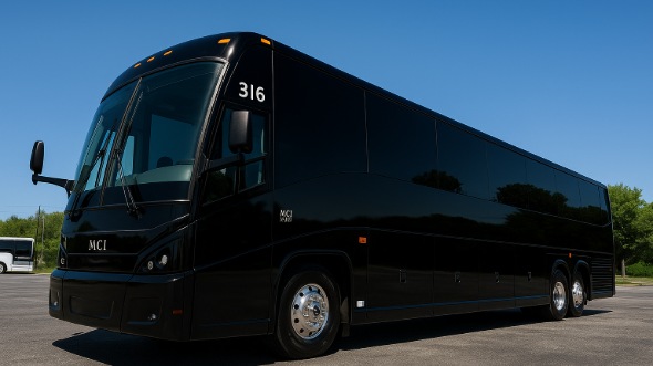 Exterior of Rock Hill Party Bus Company's 50 Passenger Party Bus in Rock Hill